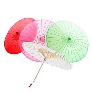 Solid Color Cotton Umbrella With Tassels (More Colors)