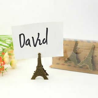Lovely Effel Tower Place Card Holder (Set of 3)