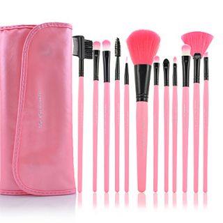 12PCS Pink Professional Brush Set