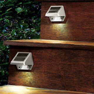 Solar Powered Led Light Pathway Path Stair Wall Mounted Garden Lamp(Cis 57163)