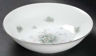 Hira China Lamont 8 Round Vegetable Bowl, Fine China Dinnerware   White Flowers