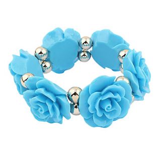 Unique Alloy With Roses Womens Bracelet (More Colors)
