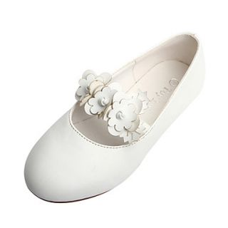 Lovely Leatherette Flats with Flower/Elastic Flower Girl Shoes(More Colors)