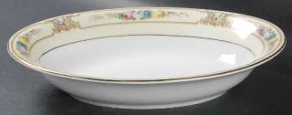 Paul Muller Chester, The 10 Oval Vegetable Bowl, Fine China Dinnerware   Floral