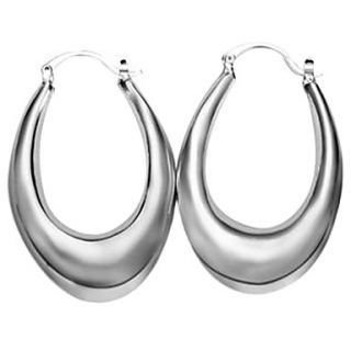 Fashion Oval Hoop Earrings