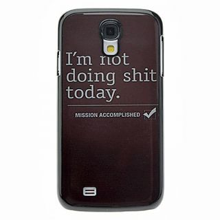 Personalized Signature Pattern Aluminum Hard Case for Samsung Galaxy S4 I9500