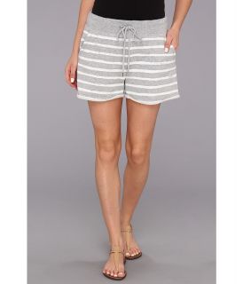 MICHAEL Michael Kors Petite Terry Stripe Short Womens Shorts (White)