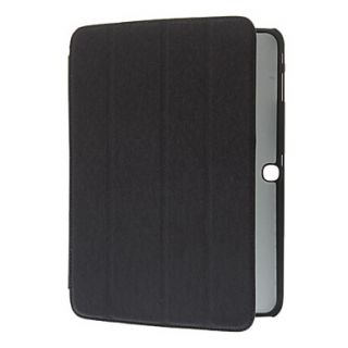 Silk Stripe PU Leather Protective Pouches with Triple Folded Stand for Samsung Galaxy Tab 3 10.1 P5200