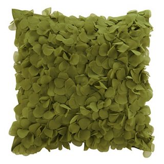 18 Modern Green Leaves Patchwork Polyester Decorative Pillow Cover