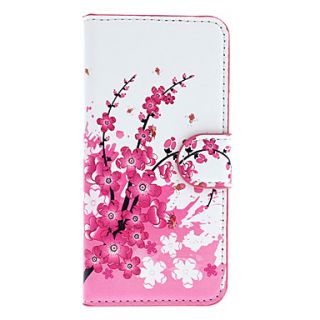 Wintersweet Pattern Full Body Case with Card Slot for HTC 601e(One Mini)/M4