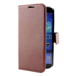 PU Leather Wallet Case with Card Slot and Bulit in Matte PC Back Cover for Samsung Galaxy S4 I9500