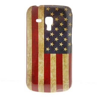 Vintage US Flag Pattern Hard Case for Samsung Galaxy Trend Duos S7562