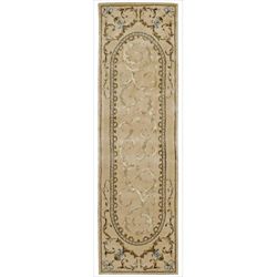 Nourison Hand tufted Chateau Provence Beige Runner Rug (23 X 8)