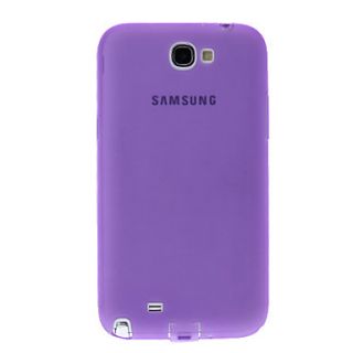 Soft Gel Dustproof Dull Polish Transparent Back Case for Samsung Galaxy Note2 N7100
