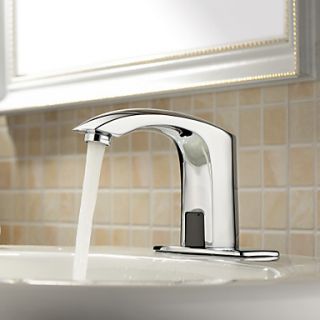 4 Inch Brass Bathroom Sink Faucet with Automatic Sensor (Cold)