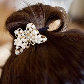 Exquisite Pearl Bowknot Hair Band