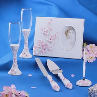 Plum Blossoms Wedding Collection Set (6 Pieces)
