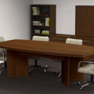Bestar 4 X 8 Conference Table   1.75 Thick Top 65776 Finish Cherry Cognac