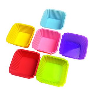 Cupcake and Muffin Pans Set of 20 for Cake, Silicone(Random Color)