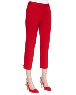 Womens jackie capri pants, lacquer red   kate spade new york