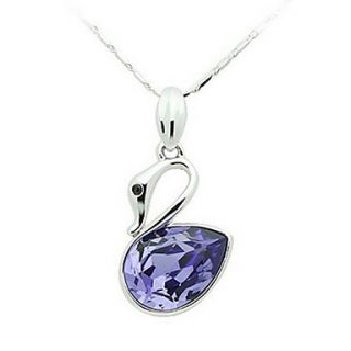 Charming Alloy With Crystal Glass Womens Necklace(More Colors)