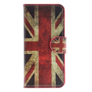 England Flag Pattern Full Body Case with Card Slot for HTC 601e(One Mini)/M4