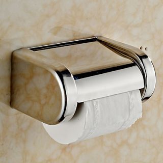 Wall mounted Contemporary Stainless Steel Bathroom Accessories Toilet Paper Holder