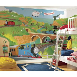 Thomas The Tank Engine Full Size Pre pasted Mural (9x15)