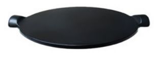 Emile Henry Flame 14.5 in Pizza Stone, Black
