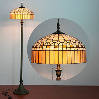 Ger Design Floor Lamp, 2 Light, Tiffany Resin Glass Painting Process