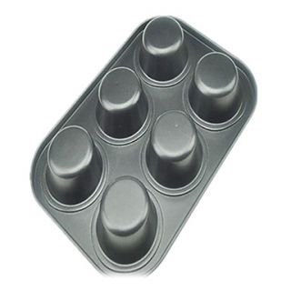 Metal Cake Baking Pan With 6 Cups One Time