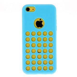 Solid Color Matte TPU Soft Case with Holes in the Back for iPhone 5C (Assorted Colors)
