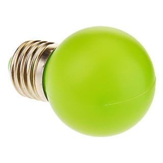 E27 1W 12 LED 50LM Green Light LED Globe Bulb (220V)