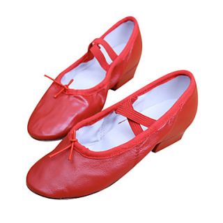Womens Leather Dance Shoes For Ballroom(More Colors)