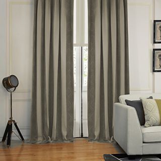 (One Pair) Neoclassical Stripe Jacquard Eco friendly Curtain