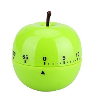 Green Apple Timer, Plastic/Metal 332.5