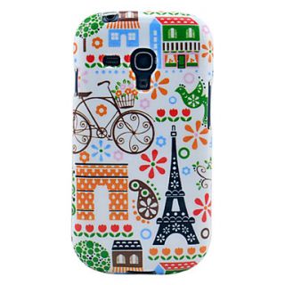Eiffel tower House Pattern Glossy TPU Imd Case for Samsung Galaxy S3 Mini I8190
