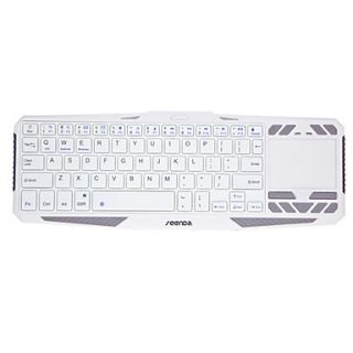 Ultrathin Bluetooth Touchpad Keyboard with Universal Remote Control