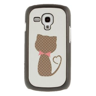 Kitten Shadow Drawing Pattern Protective Hard Back Cover Case for Samsung Galaxy S3 Mini I8190