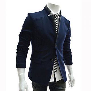 MenS Autumn Stitching Collar Suit