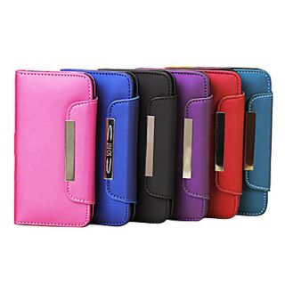 Frosted Leather Case with Card Slot and Wallet for iPhone 5/5S (Assorted Colors)