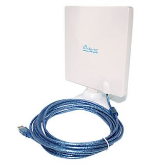 SM N6000 3000MW 802.11b/g /n/ 150Mbps USB WiFi Wireless Network Adapter(2.4GHz/68DBI)