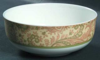 Waterford China Park Hill Paisley Coupe Cereal Bowl, Fine China Dinnerware   Gre