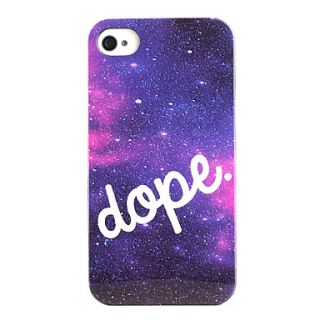 Joyland Starry Sky Pattern ABS Back Case for iPhone 4/4S
