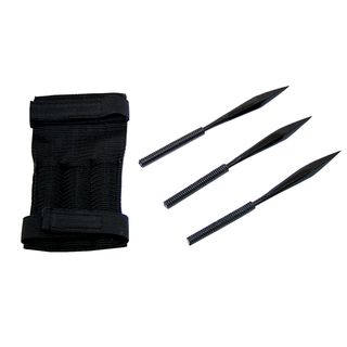 Defender Carbon steel Throwing Knives With Sheath (set Of Three)