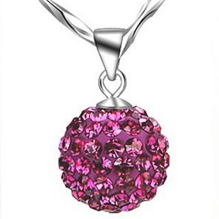 MISS U Womens Colorful Crystal Necklace