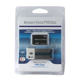 4GB Memory Stick Pro Duo MagicGate Card with Memory Stick Duo Adapter (CMC026)