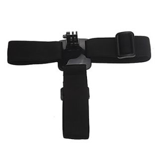 Black Chest Head Mount Harness For Gopro HD hero 2 / hero 3 Sports Camera cwh