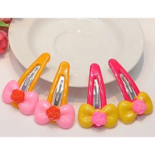 Girls Bow Hair Clips(5 Pairs)