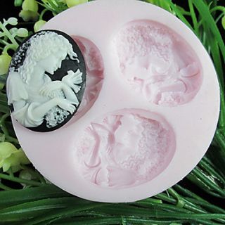 Three Holes Figure Pigeon Silicone Mold Fondant Molds Sugar Craft Tools Resin flowers Mould Molds For Cakes
